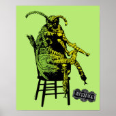 カブトムシ |椅子のカブトムシ ポスター (正面)
