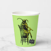 カブトムシ |椅子のカブトムシ 紙コップ (裏面)