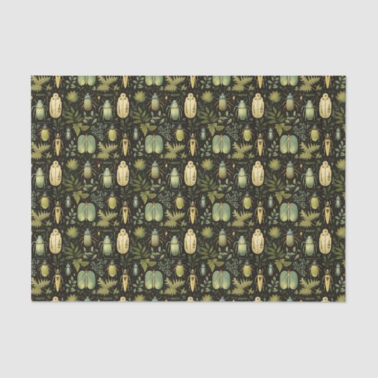 カブトムシ 薄葉紙 (正面)