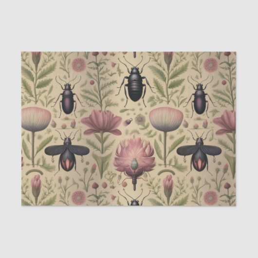 カブトムシ 薄葉紙 (正面)