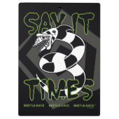 カブトムシ | 3回言う クリップボード (裏面)