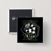 カブトムシ | 3回言う 缶バッジ (正面&裏面)