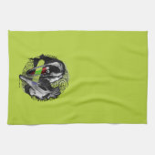 カブトムシ Adam & Barbara怖い キッチンタオル (横)