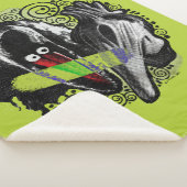 カブトムシ Adam & Barbara怖い シェルパブランケット (3/4)