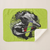 カブトムシ Adam & Barbara怖い シェルパブランケット (正面(横))