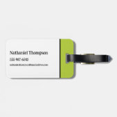 カブトムシ Adam & Barbara怖い ラゲッジタグ (裏面横)