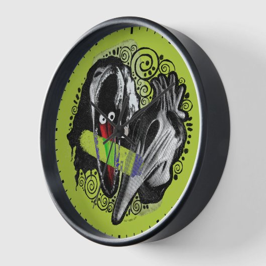 カブトムシ Adam & Barbara怖い 壁時計 (傾斜)