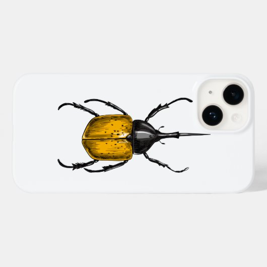 カブトムシ Case-Mate iPhoneケース (裏面 (横))