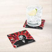 カブトムシ | Delia Deetz スクエアペーパーコースター (インサイチュ)