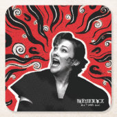 カブトムシ | Delia Deetz スクエアペーパーコースター (正面)