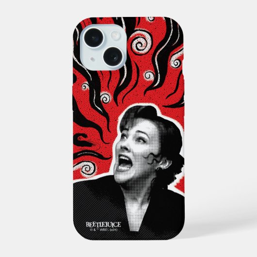 カブトムシ | Delia Deetz iPhone 15ケース (裏面)