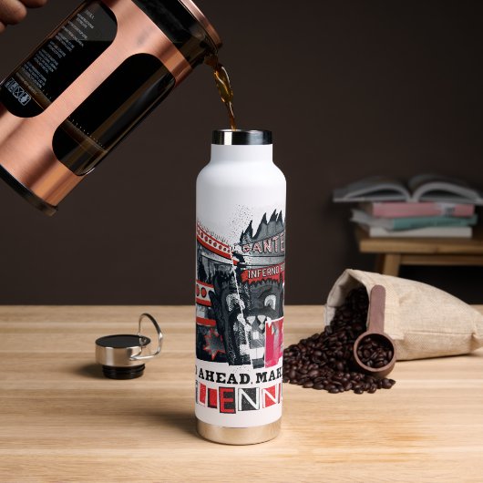 カブトムシ | Go Ahead Make My Millennium ウォーターボトル (コーヒー)