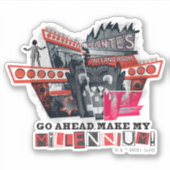 カブトムシ | Go Ahead Make My Millennium シール (正面)