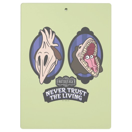 カブトムシ | Maitlands "生きる者を決して信用しない" クリップボード (裏面)