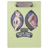 カブトムシ | Maitlands "生きる者を決して信用しない" クリップボード (正面)