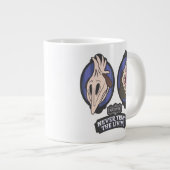 カブトムシ | Maitlands "生きる者を決して信用しない" ジャンボコーヒーマグカップ (正面右)