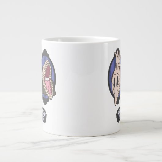 カブトムシ | Maitlands "生きる者を決して信用しない" ジャンボコーヒーマグカップ (正面)