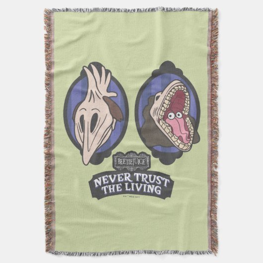 カブトムシ | Maitlands "生きる者を決して信用しない" スローブランケット (正面縦)