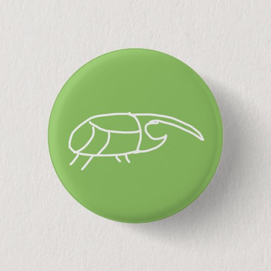 カブトムシPin 缶バッジ (正面)