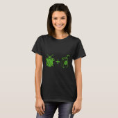 カブトムスヴィンテージハロウィンおもしろい映画ホラーコスメ Tシャツ (正面フル)
