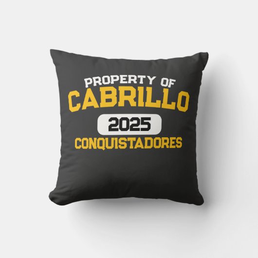 カブリッロライブラリーフード付きスウェットシャツ クッション (正面)