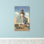 カブリロナットルモニュメントポイントロマライトハウス キャンバスプリント (インサイチュ (ウッドフロア))