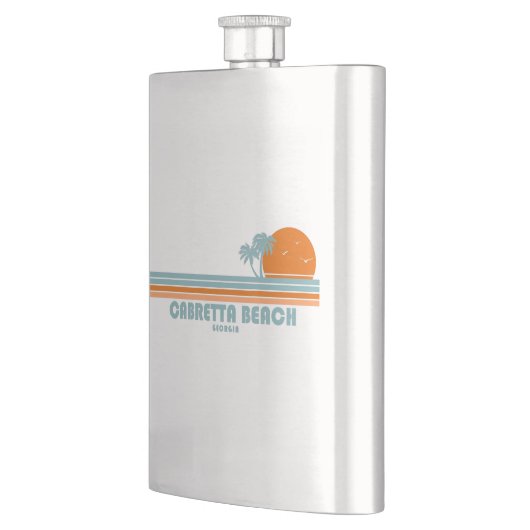 カブレッタビーチサペロアイランドジョージアサンパームツリー フラスク (左)