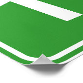 カブール、アフガニスタン高速道路交通通り標識 ポスター (角)