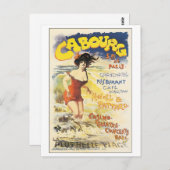 カブール レストラン カフェ パリ ポストカード (正面/裏面)