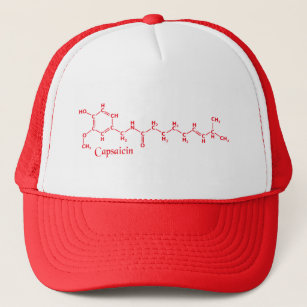 カプサイシンの分子の帽子 キャップ