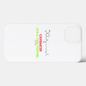 カプサイシン(唐辛子)化学分子 Case-Mate iPhoneケース (裏面 (横))