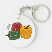 カプシカム漫画イラストレーション キーホルダー (裏面)