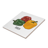 カプシカム漫画イラストレーション タイル (側面)