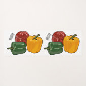 カプシカム漫画イラストレーション ヨガマット (裏面(横))