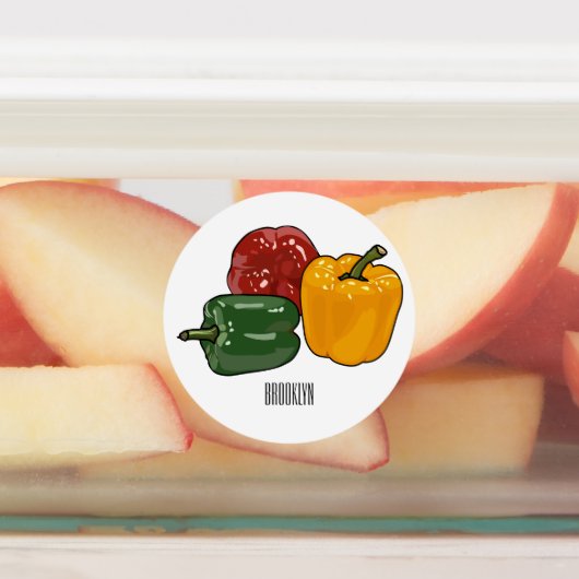 カプシカム漫画イラストレーション ラベル (貼付)