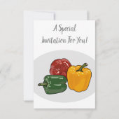 カプシカム漫画イラストレーション 招待状 (裏面)