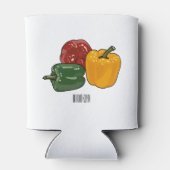 カプシカム漫画イラストレーション 缶クーラー (裏面)