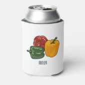 カプシカム漫画イラストレーション 缶クーラー (缶裏面)