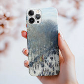 カプシーヌ大通り モネ作 iPhoneケース