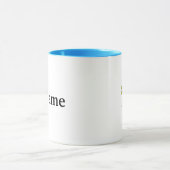 カプセルと水マグカップのガラスを持つ丸々としたナース マグカップ (中央)