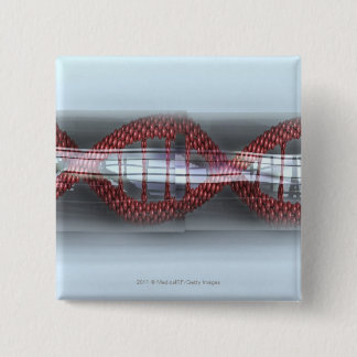 カプセルのDNAの繊維 缶バッジ