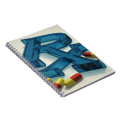 カプセル付き3D RXシンボル ノートブック (右側)