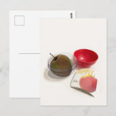 カプセル玩具アップル食品価格消費主義 ポストカード (正面/裏面)