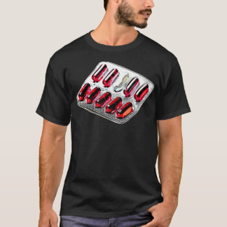 カプセル(赤) Tシャツ