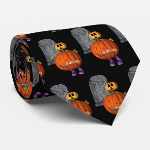 カプチンマン墓石ハロウィーン ネクタイ