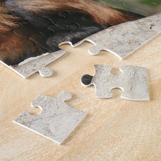 カプチンモンキー可愛いがクランキー ジグソーパズル (側面)