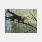 カプチンモンキー フリースブランケット (正面(横))