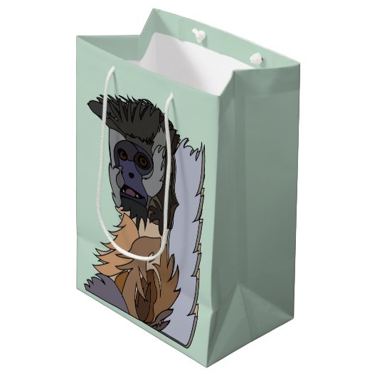 カプチンモンキー ミディアムペーパーバッグ (正面アングル)