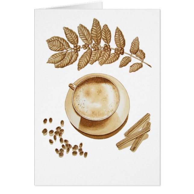 カプチーノおよびシナモン (正面)