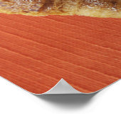 カプチーノとチョコレートとクロワッサン,イタリア ポスター (角)